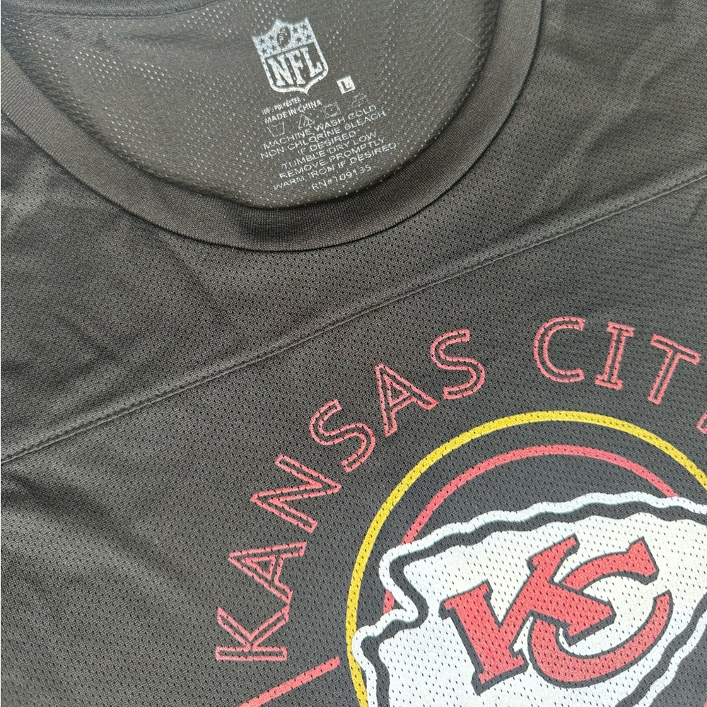 Kansas City Chiefs NFL Licensed Women's Black Shirt L